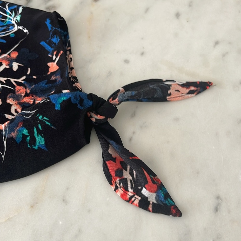EVRI Floral Print Black Dress (2X) - Picture 6 of 6